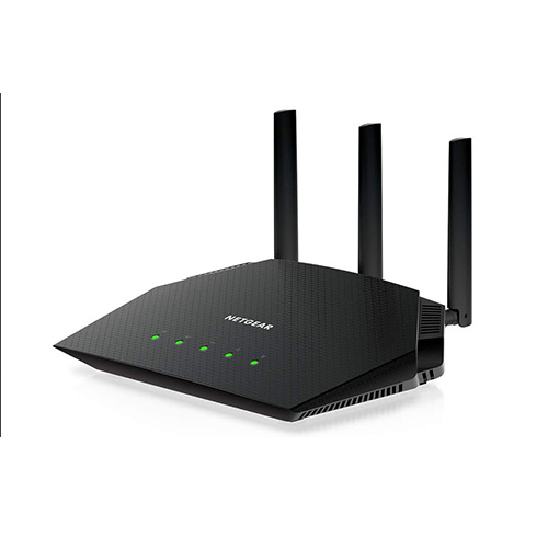 Netgear 4-Stream Wi-Fi 6 Router (RAX10), AX1800 Wireless Speed (Up to 1.8 Gbps), 1,500 sq. ft. Coverage, Black (RAX10-100EUS) 1