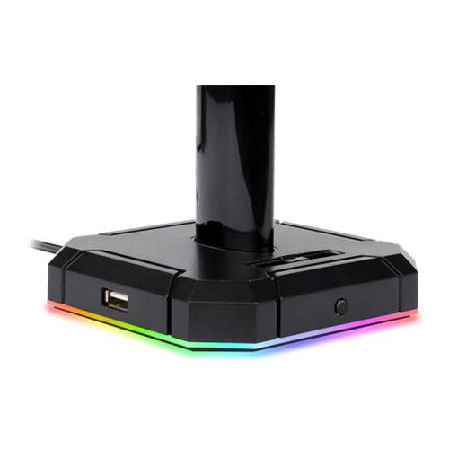 Redragon HA300 Scepter Pro Headset Stand RGB Backlit Gaming Headphone Stand with Aluminum Supporting Bar 3
