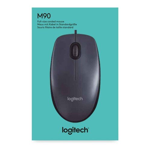 Logitech 910-001793 M90 Mouse - Black 6