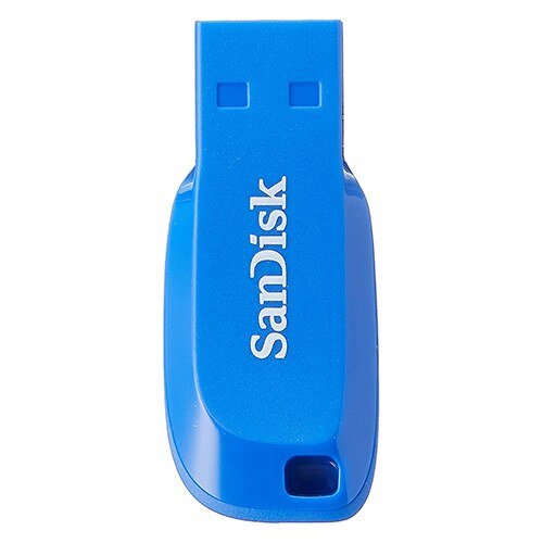 SanDisk 16 GB Cruzer Blade USB Flash Drive - Electric Blue 1