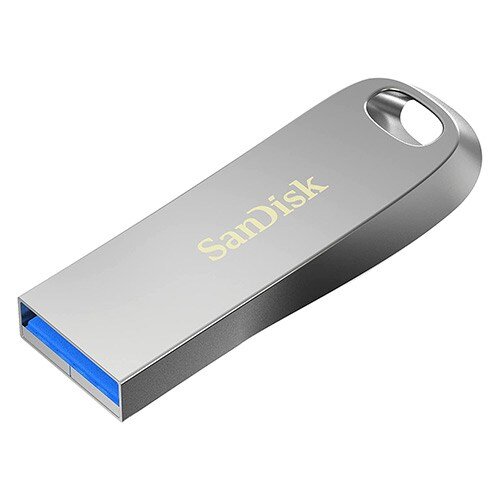 SanDisk Ultra Luxe 256 GB USB Flash Drive USB 3.1 up to 150 MB/s, Silver 1