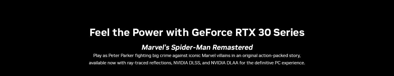getspider_002 GEFORCE RTX BUNDLE - SPIDER MAN REMASTERED 2