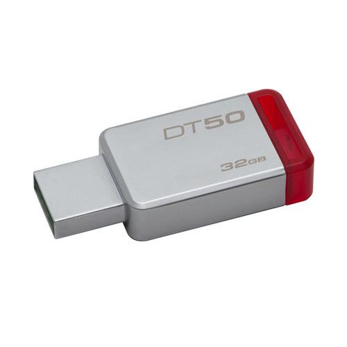 Kingston 32GB Datatraveler DT50 USB 3.0 Flash Drive (Red) 1