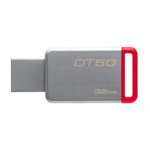 Kingston 32GB Datatraveler DT50 USB 3.0 Flash Drive (Red) 2