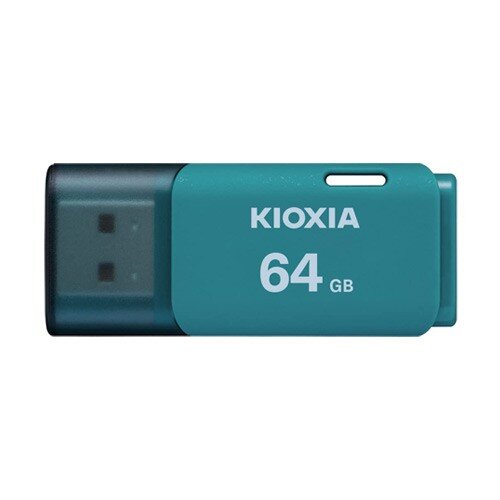 Kioxia LU202L064GG4 USB ThumbDrive U202 Flash Drive, USB 2.0, 64GB, Blue 1