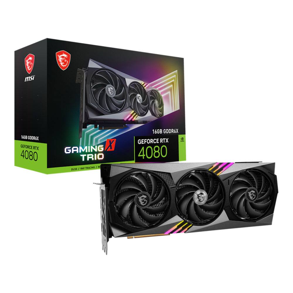 MSI GeForce RTX™ 4080 16GB GAMING X TRIO Graphic Cards 1