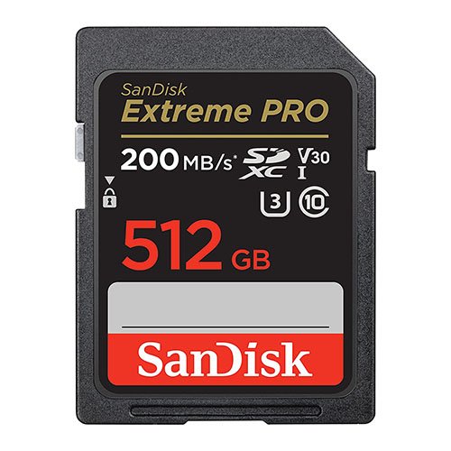 SanDisk 512GB Extreme PRO SDXC UHS-I Memory Card - C10, U3, V30, 4K UHD, SD Card - SDSDXXD-512G-GN4IN 1