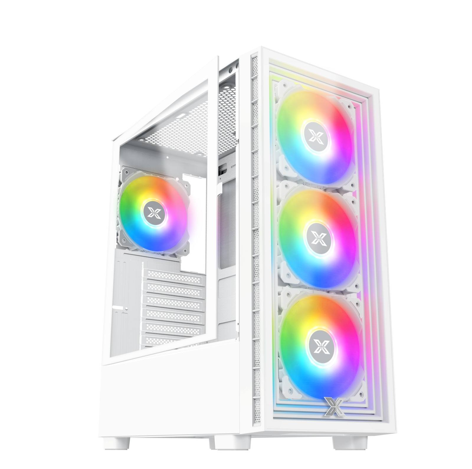 Xigmatek Phantom Arctic Mid Tower Case White –