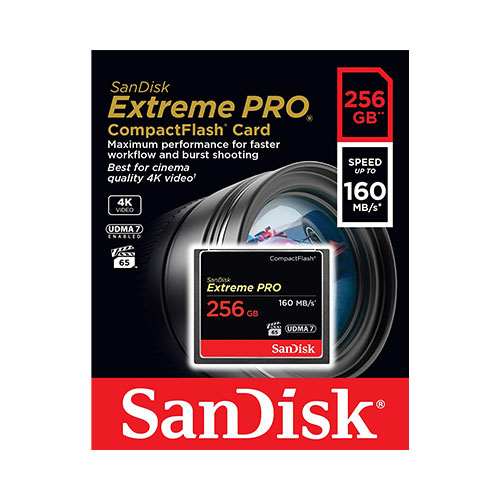 SanDisk 256GB Extreme PRO CompactFlash Memory Card UDMA 7 Speed Up To 160MB/s- SDCFXPS-256G-X46 4