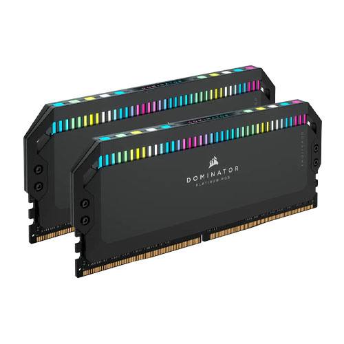 Corsair DOMINATOR® PLATINUM RGB 64GB (2x32GB) DDR5 DRAM 5600MHz C40 Memory Kit — Black 2