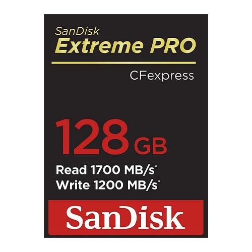 SanDisk 128GB Extreme PRO CFexpress Card Type B - SDCFE-128G-GN4NN 4