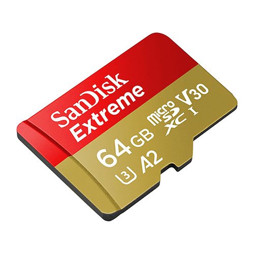SanDisk Extreme microSD UHS I Card 64GB for 4K Video on Smartphones, Action Cams 170MB/s Read,80MB/s Write 1