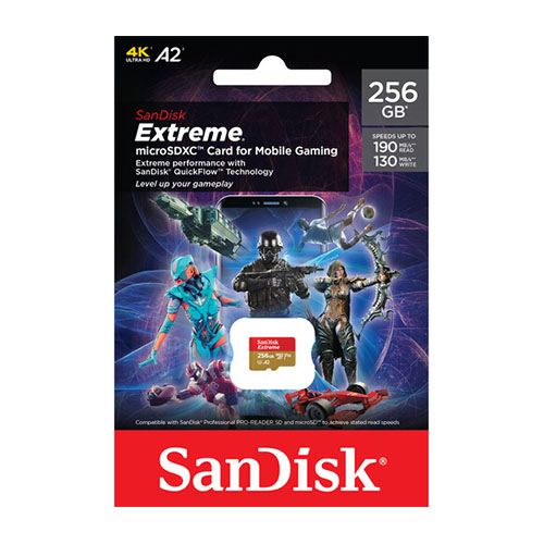 SanDisk 256GB Extreme UHS-I microSDXC Memory Card 3