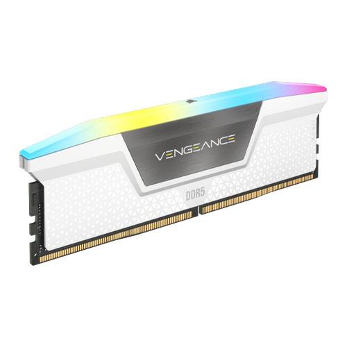 Corsair VENGEANCE® RGB 64GB (2x32GB) DDR5 DRAM 5200MHz C40 Memory Kit — White 2