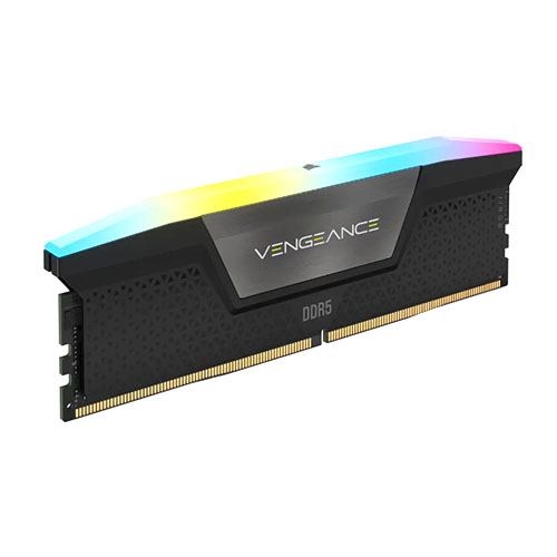 Corsair VENGEANCE® RGB 32GB (2x16GB) DDR5 DRAM 6000MHz C40 Memory Kit - Black 3