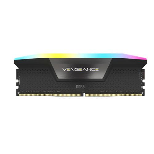Corsair VENGEANCE® RGB 32GB (2x16GB) DDR5 DRAM 6000MHz C40 Memory Kit - Black 4