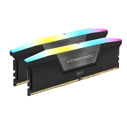 Corsair VENGEANCE® RGB 32GB (2x16GB) DDR5 DRAM 6000MHz C40 Memory Kit - Black 2