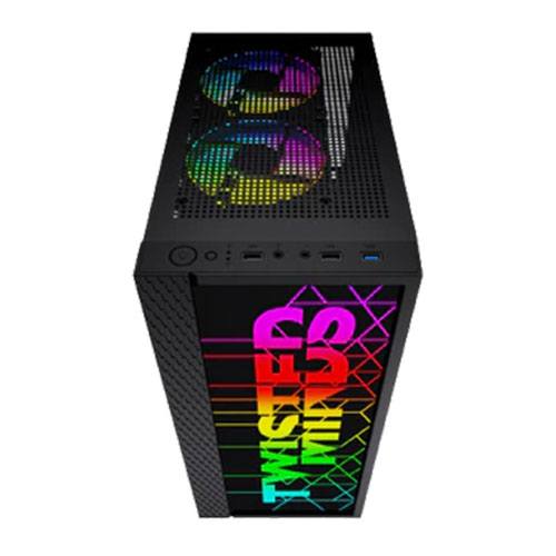 Twisted Minds Trinity-03 Mid Tower Gaming Case - Black 4